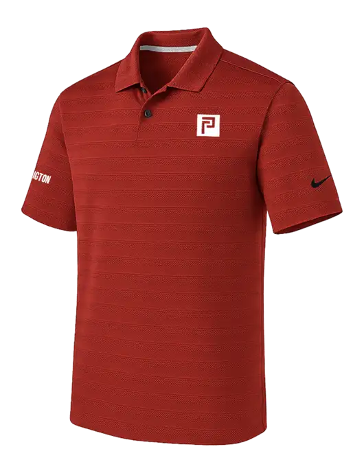 Nike Cardinal Dri-FIT Vapor Jacquard Polo w/Pennington Icon Logo, Pennington Logo