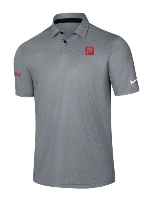Nike Medium Grey Vapor Dash Polo w/Pennington Icon Logo, Pennington Logo