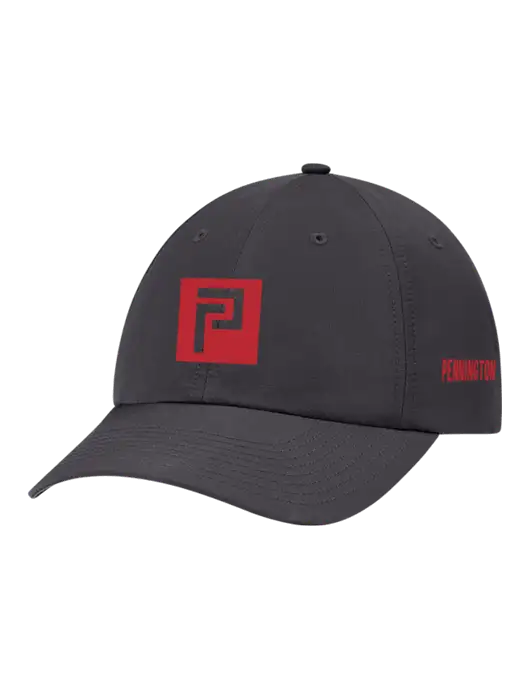 Richardson Relaxed Performance Lite Dark Grey Cap w/Pennington Icon Logo, Pennington Logo