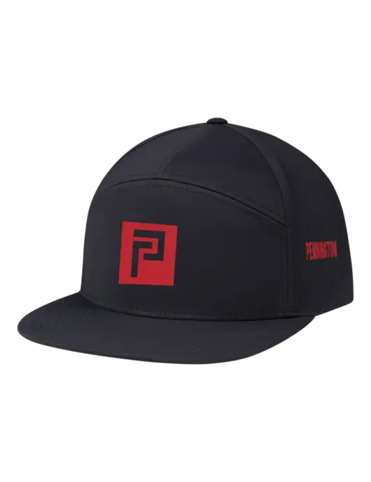Richardson Black Cannon Cap w/Pennington Icon Logo, Pennington Logo