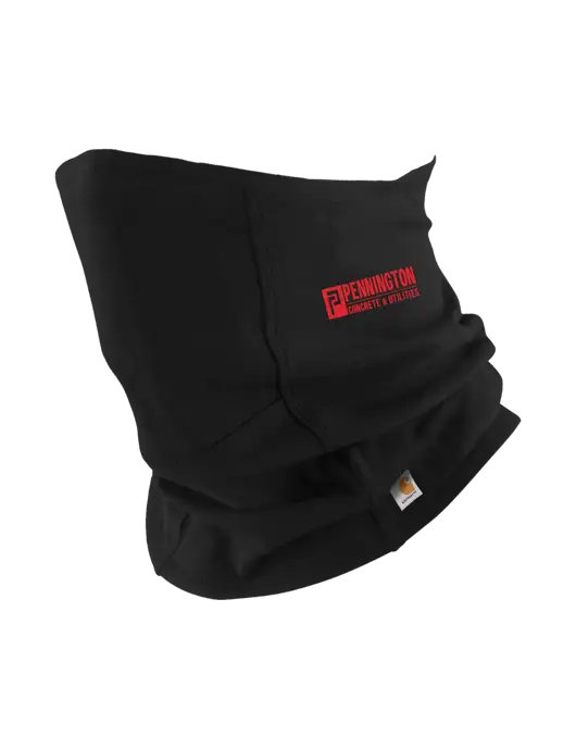 Carhartt Black Cotton Blend Filter Pocket Gaiter w/Pennington Logo