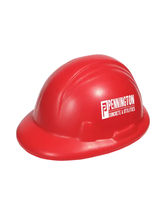 Red Hard Hat Stress Reliever w/Pennington Logo