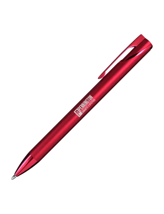 Red HyperNova Ballpoint Pen - Black Ink w/Pennington Logo