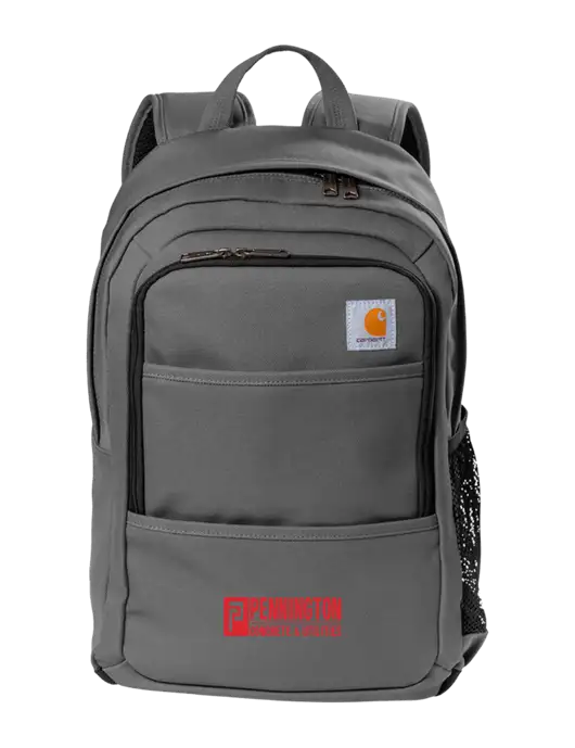 Carhartt Medium Grey Foundry Series Backpack w/Pennington Logo