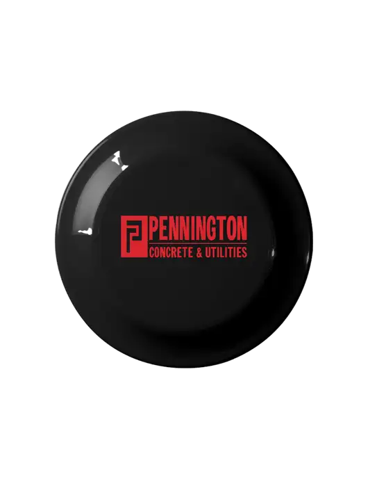 Fun Black Flying Disc w/Pennington Logo
