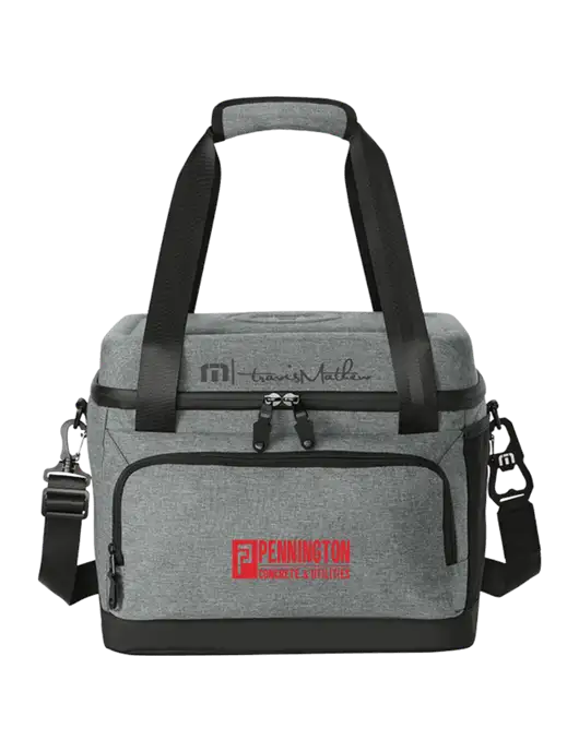 TravisMathew Medium Grey Heather Cruise 24-Can Cooler w/Pennington Logo