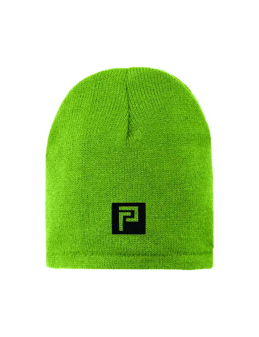 Safety Green Fleece-Lined Beanie Cap w/Pennington Icon Logo