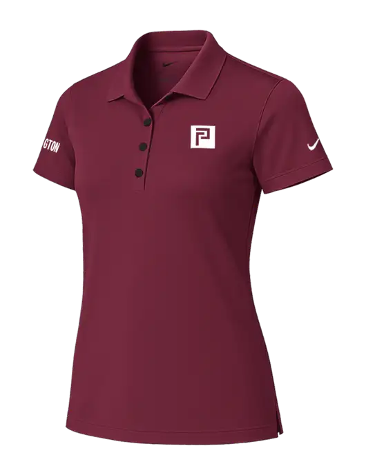 Nike Womens Cardinal Tech Basic Dri-FIT Polo
 w/Pennington Icon Logo, Pennington Logo