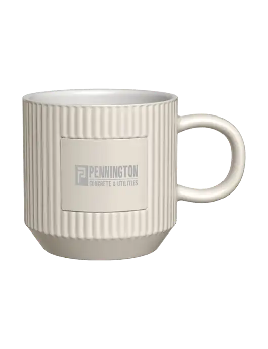 Daystarter 10 oz Very Light Tan Mug w/Pennington Logo