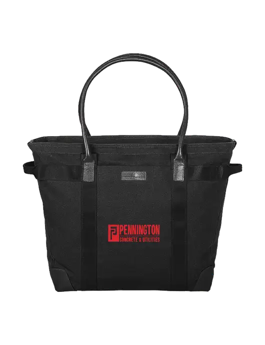 Brooks Brother Wells Black Laptop Tote w/Pennington Logo