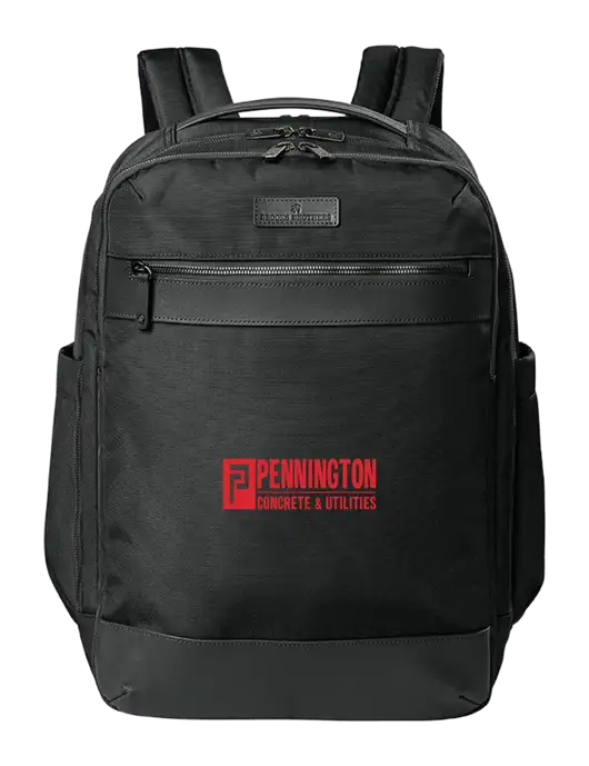 Brooks Brothers Oxford Black Backpack w/Pennington Logo