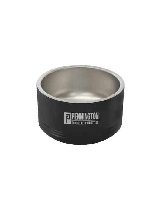 Polar Camel 18 oz. Small Black Pet Bowl w/Pennington Logo