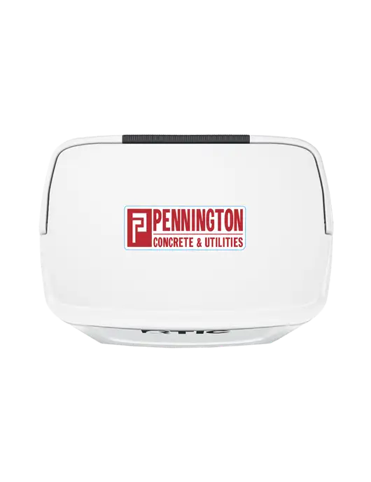 RTIC 8 QT Road Trip White Personal Hard Cooler w/Pennington Logo