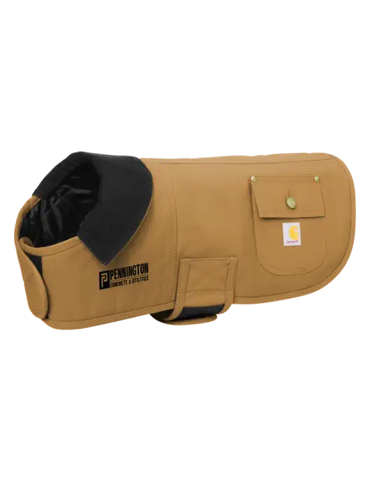 Carhartt Dog Dark Tan Chore Coat w/Pennington Logo