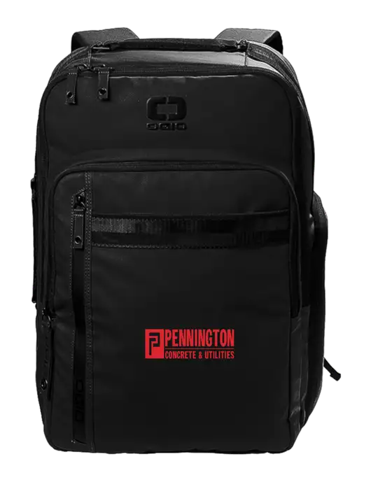 OGIO Commuter XL Black Backpack w/Pennington Logo