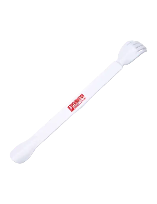 EasyReach White Back Scratcher with Shoehorn w/Pennington Logo
